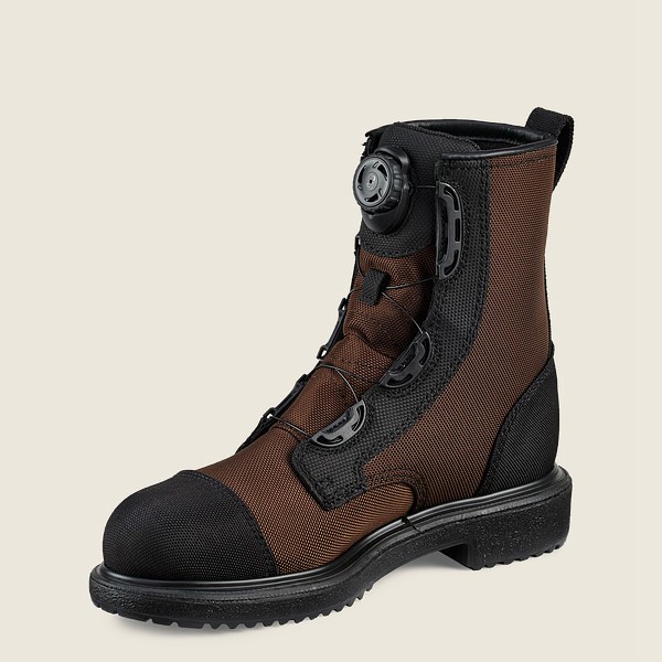 Botas de Seguridad Red Wing Hombre Marrom/Negros - Maxbond - 8-Inch Boa® Toe - 214-VTXHMC